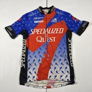 Vintage Aussie SPECIALIZED Bike Racing QUEST CYCLING Jacket Zipper Size M
